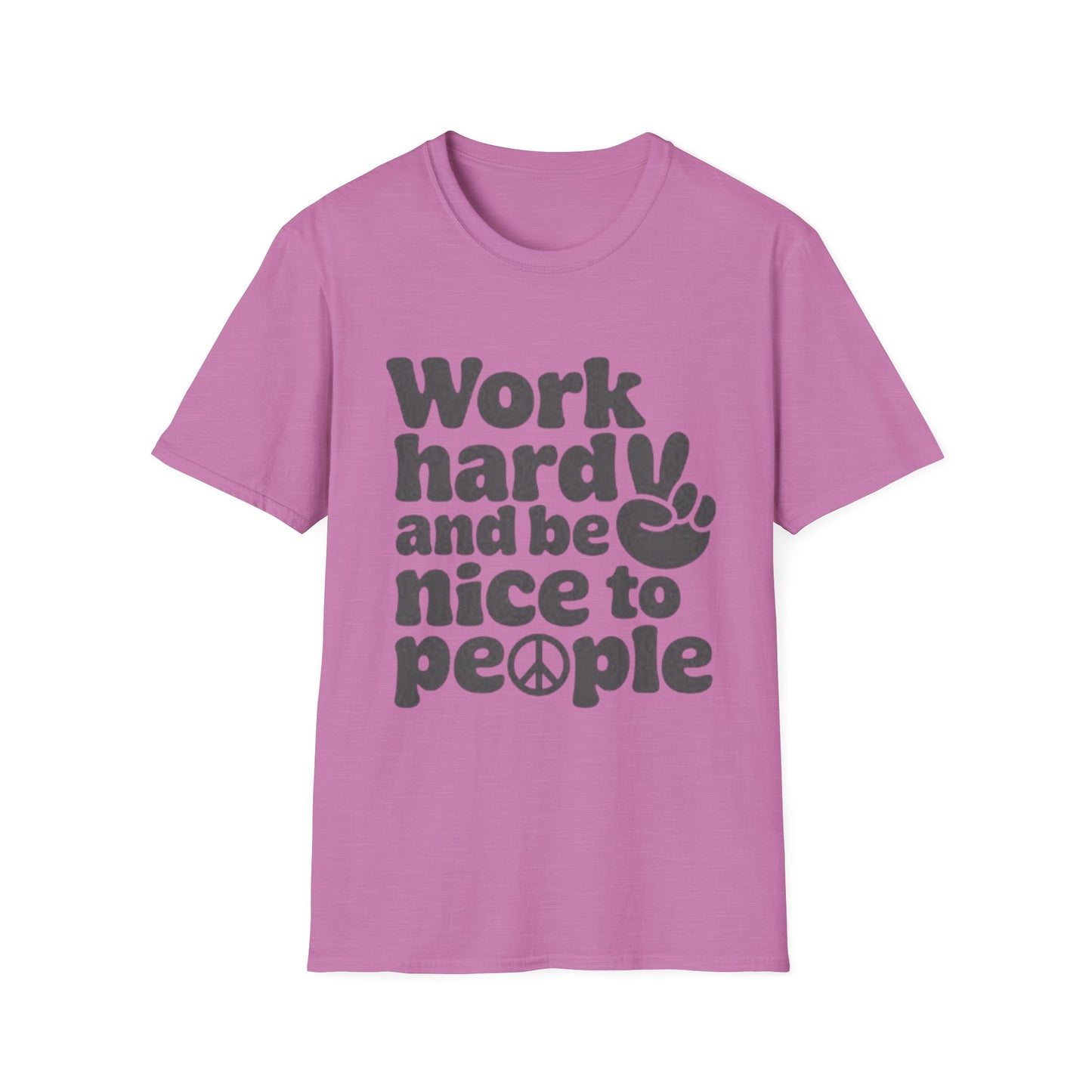 Positive Vibes Softstyle T-Shirt - Be Nice to People and Spread Peace