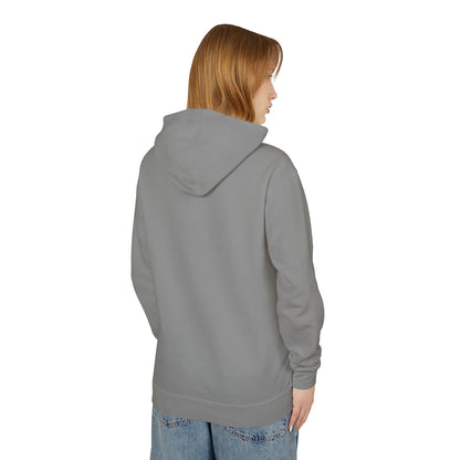 "Work Hard, Be Nice" Unisex Lightweight Hooded Sweatshirt - Casual Comfort for Kind Souls